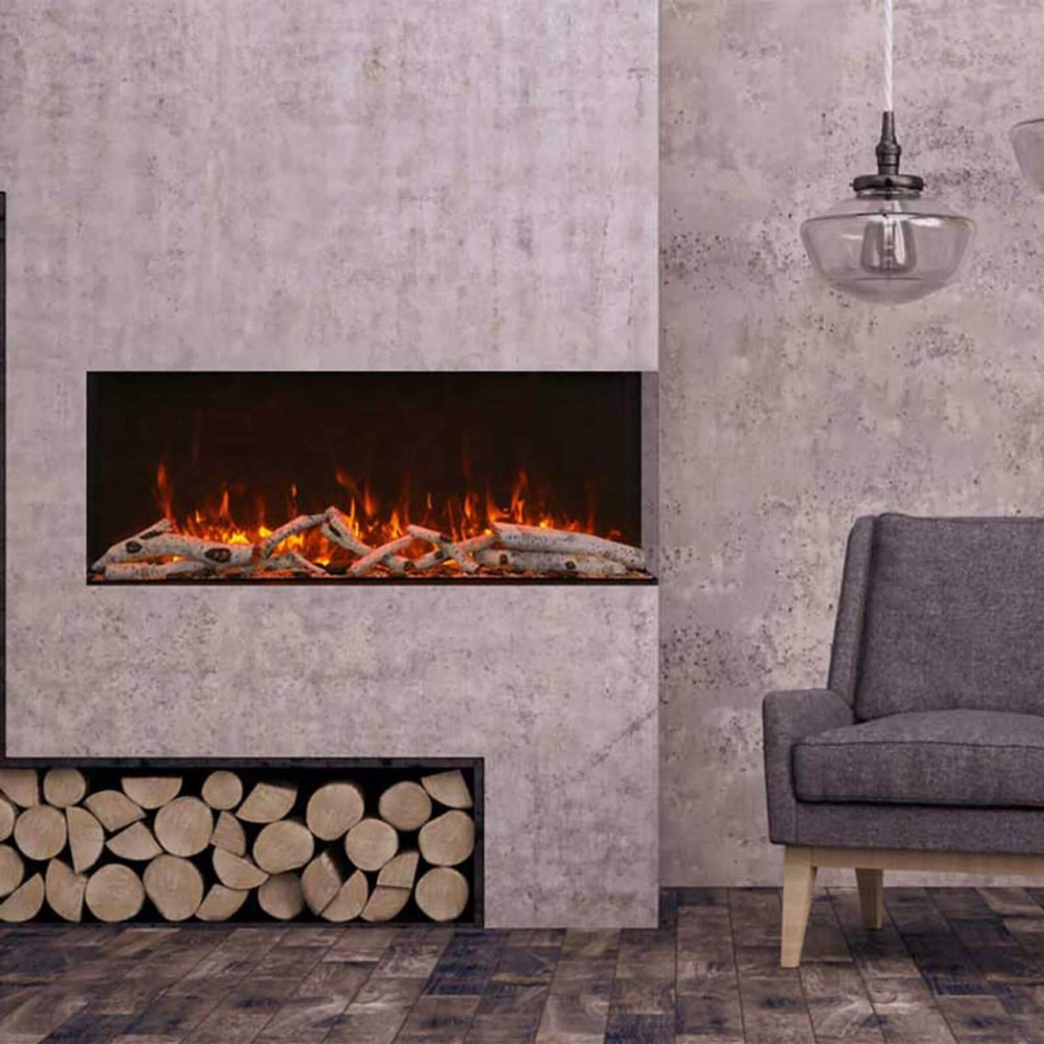Amantii Tru-View Extra Tall XL 50" Electric Fireplace [50-TRV-XT-XL-WIFI] (SAK53814)