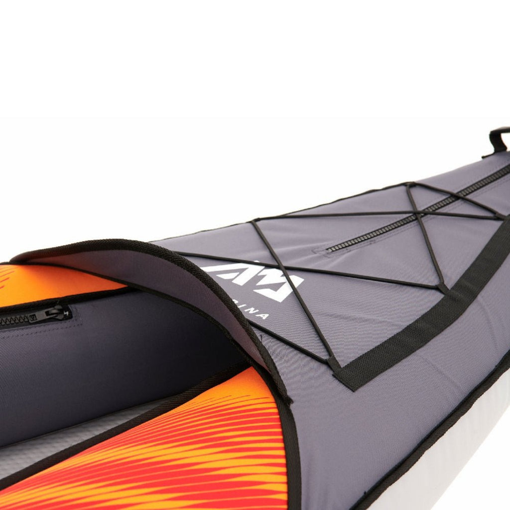 Aqua Marina Memba 330 1-Person Ultra Stiff Touring Kayak With Double Wall Fabric Floor, 10FT (SAK56789)