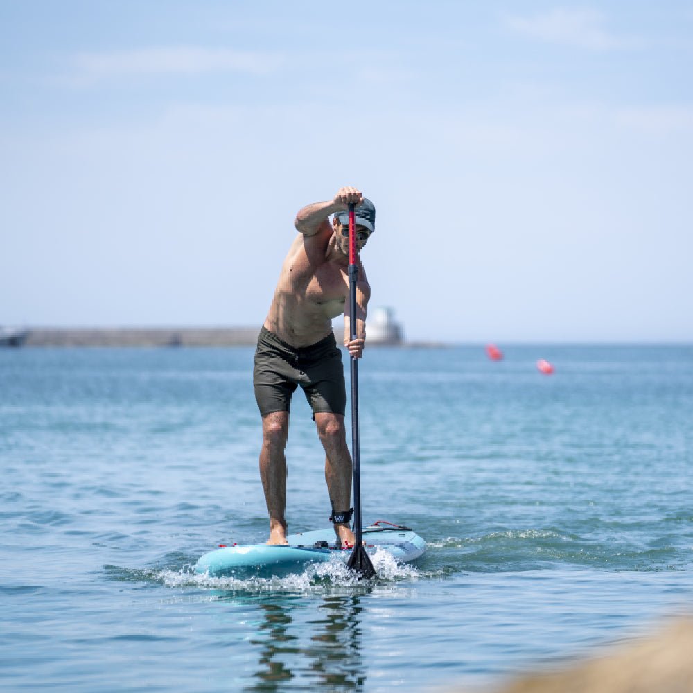 Aqua Marina Vapor BT-23VAP All-Around SUP W/ Sand Ripple Grooved EVA Footpad, 10FT (SAK60532)