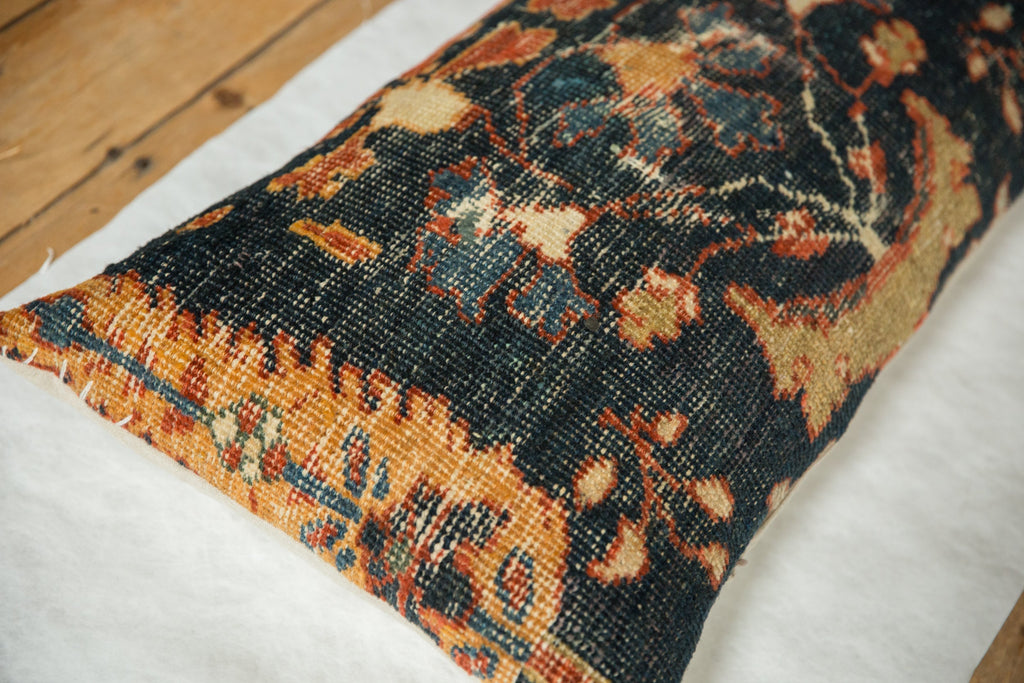 Antique Ziegler Mahal Rug Fragment Pillow