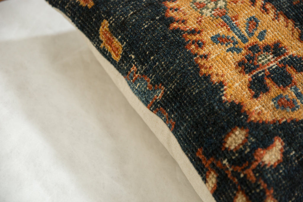 Antique Ziegler Mahal Rug Fragment Pillow