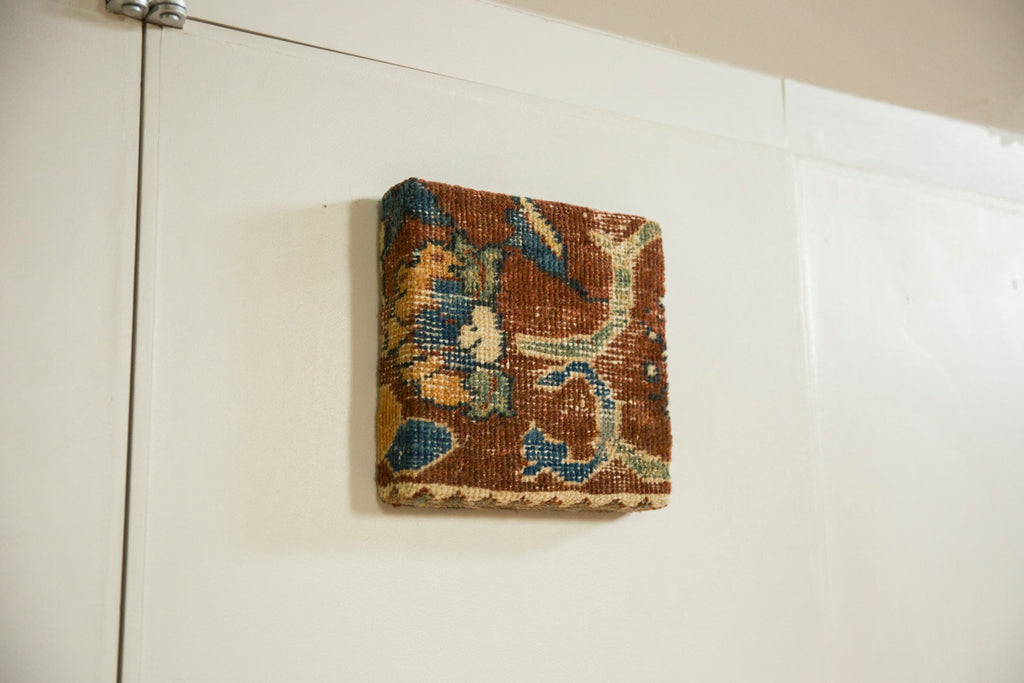 Decorative Cork Board Antique Ziegler Mahal Rug Fragment Art