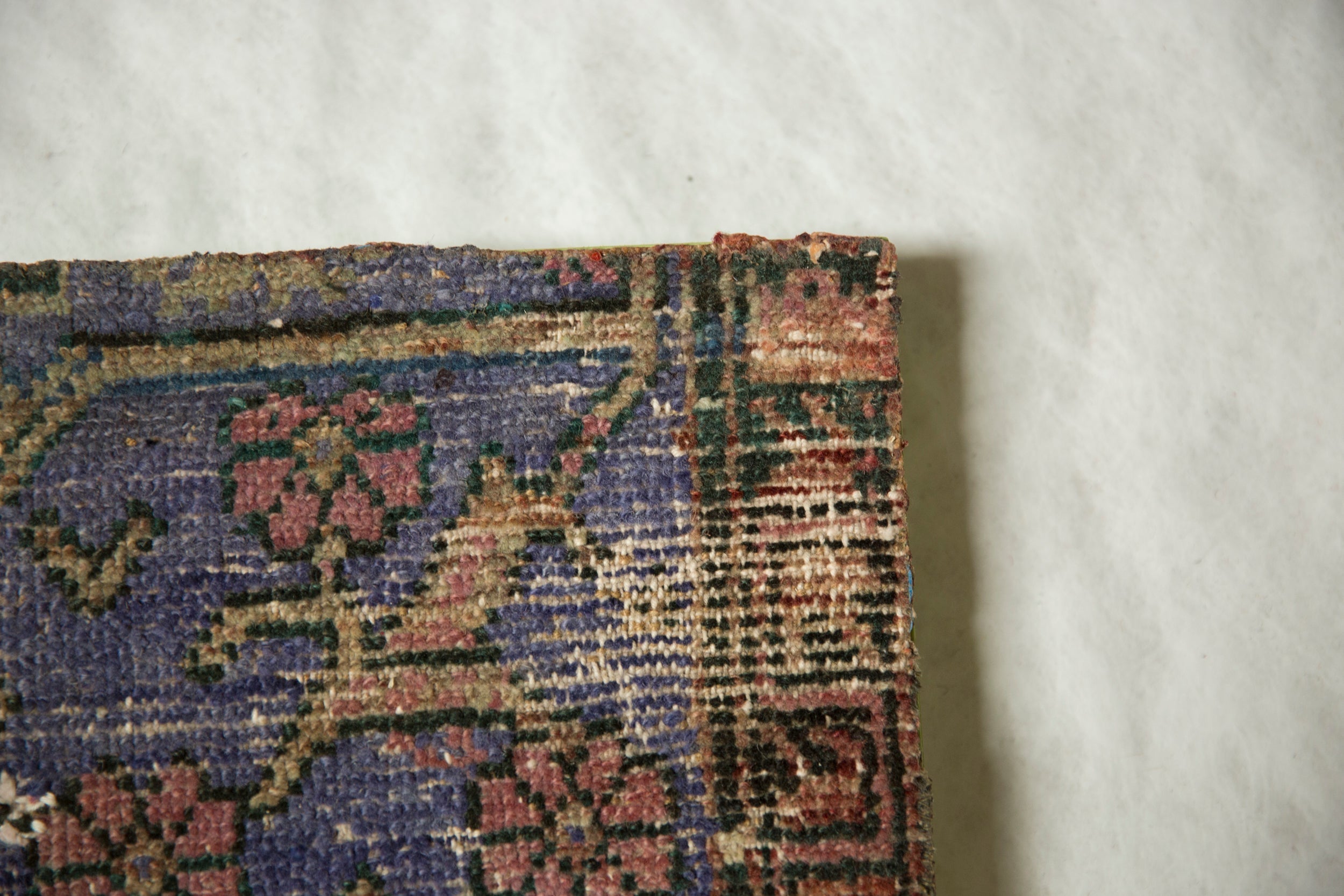 Decorative Vintage Anatolian Rug Fragment Art