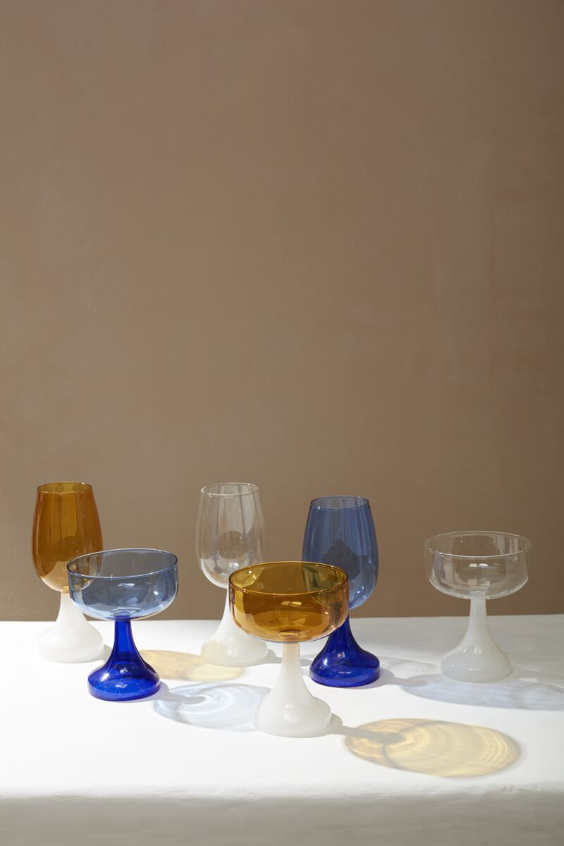 Milah Wine & Coupe Glasses