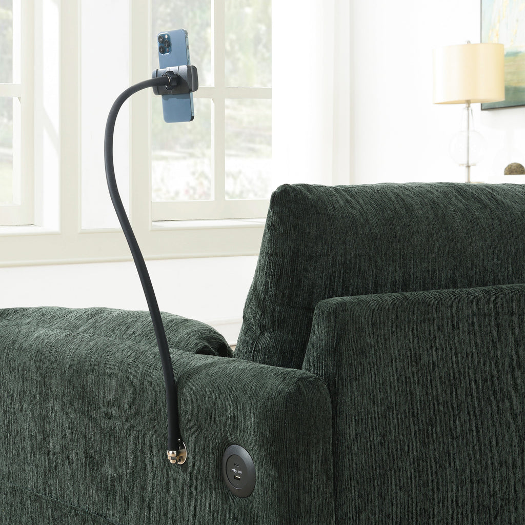 96.5'' Chenille Sectional Sofa with Storage Ottoman and Pockets,Adjustable Phone Holder,Wide Seat,4 Seat L Shaped Couch Set,Comfy Sofa with USB Charger for Living Room,Apartment,3 Colors
