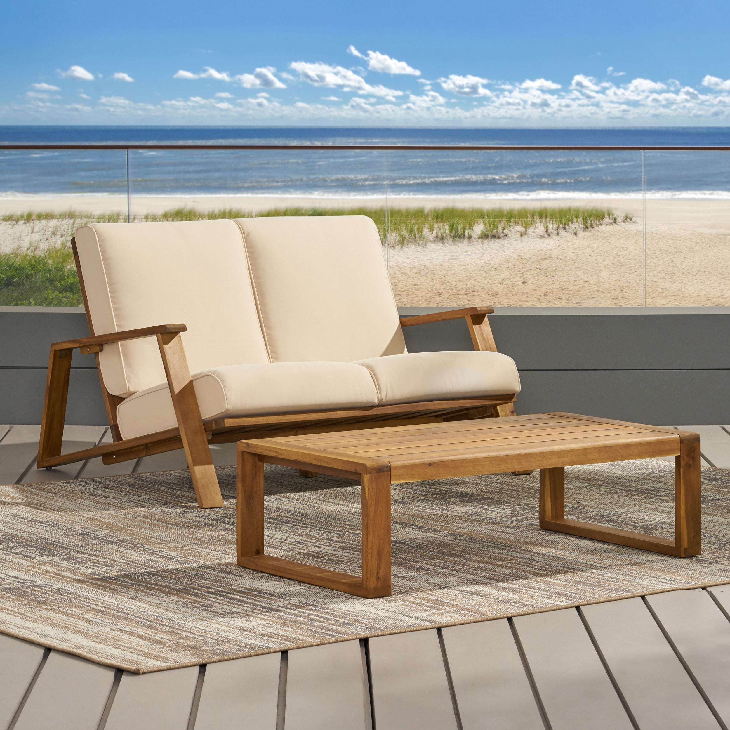 PALOMA LOVESEAT+COFFEE TABLE
