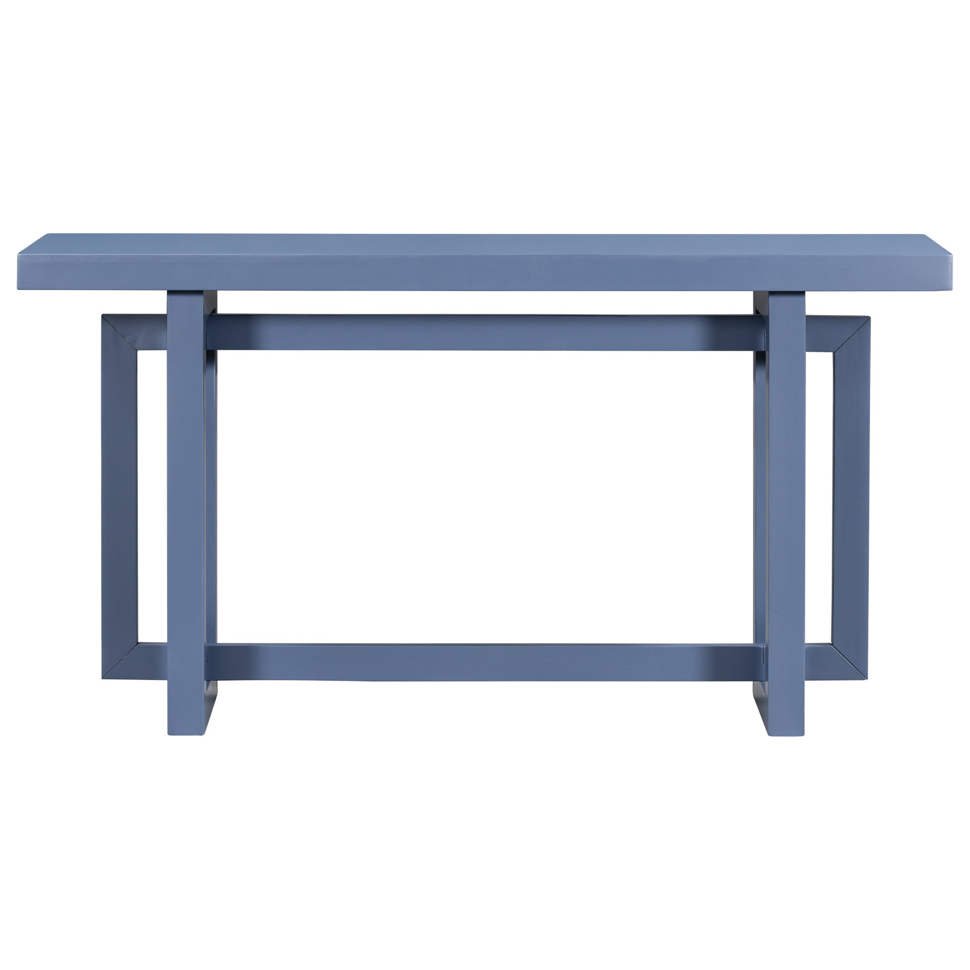 U_STYLE Contemporary Console Table with Wood Top, Extra Long Entryway Table for Entryway, Hallway, Living Room, Foyer, Corridor