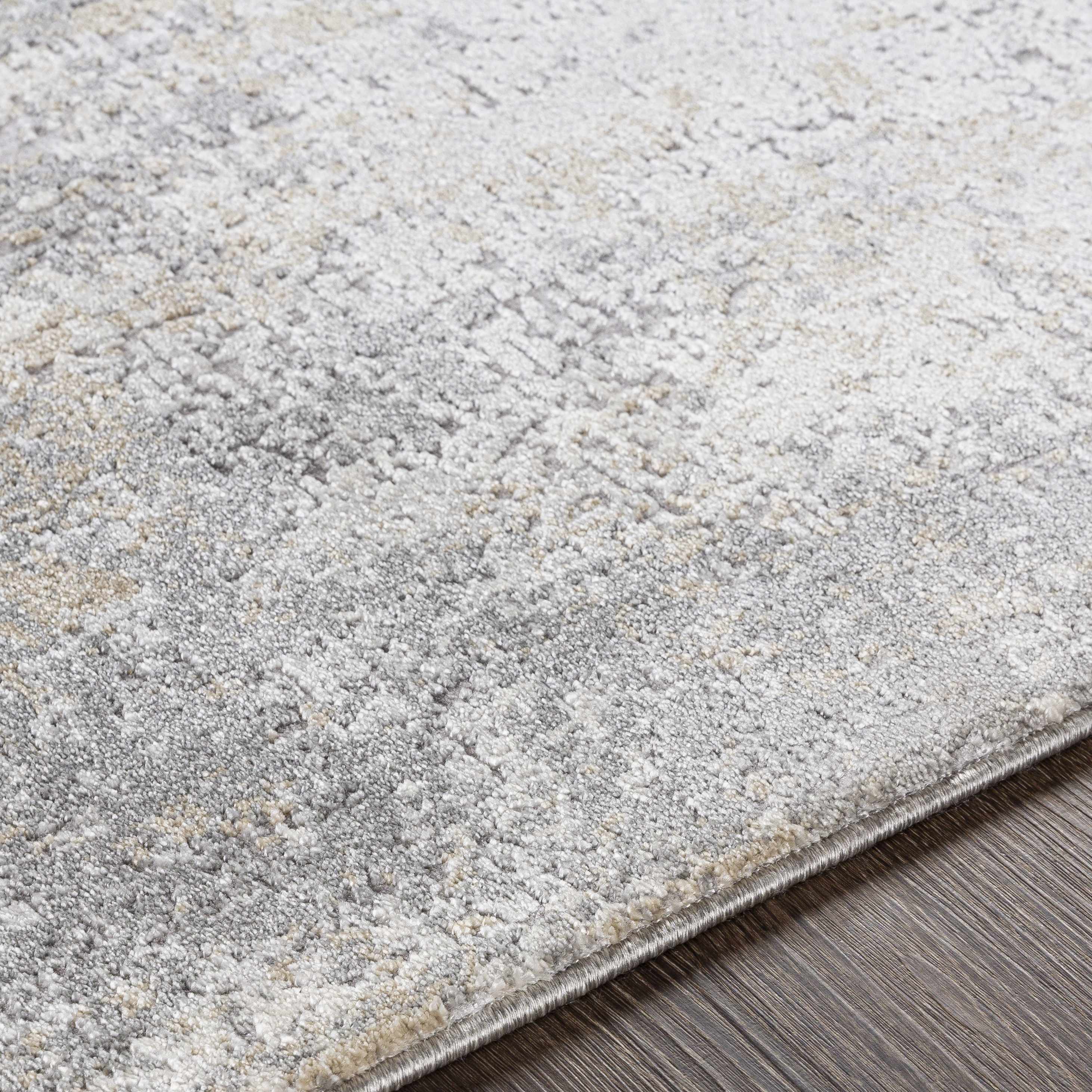 Baranduda Abstract Gray Luxe Rug