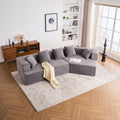 Memory Foam Couch, No Installation & Easy to Transport, Deep Seat Modern Sofa with Chenille Fabric, Couch for Living Room, Bedroom, Apartment, Home Office