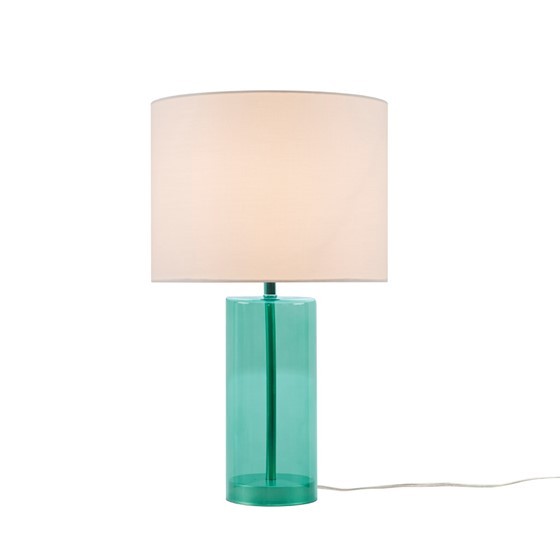 Glass Table Lamp Blue See below