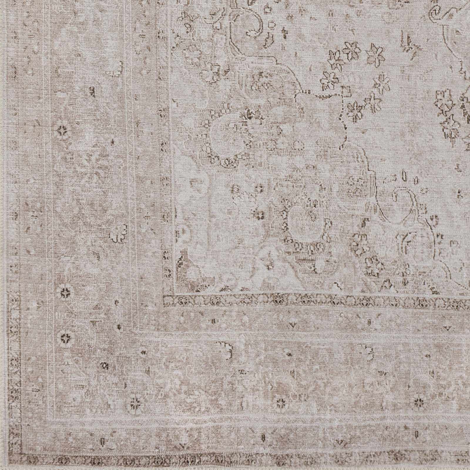 Bethany Vintage Flat Pile Washable Rug