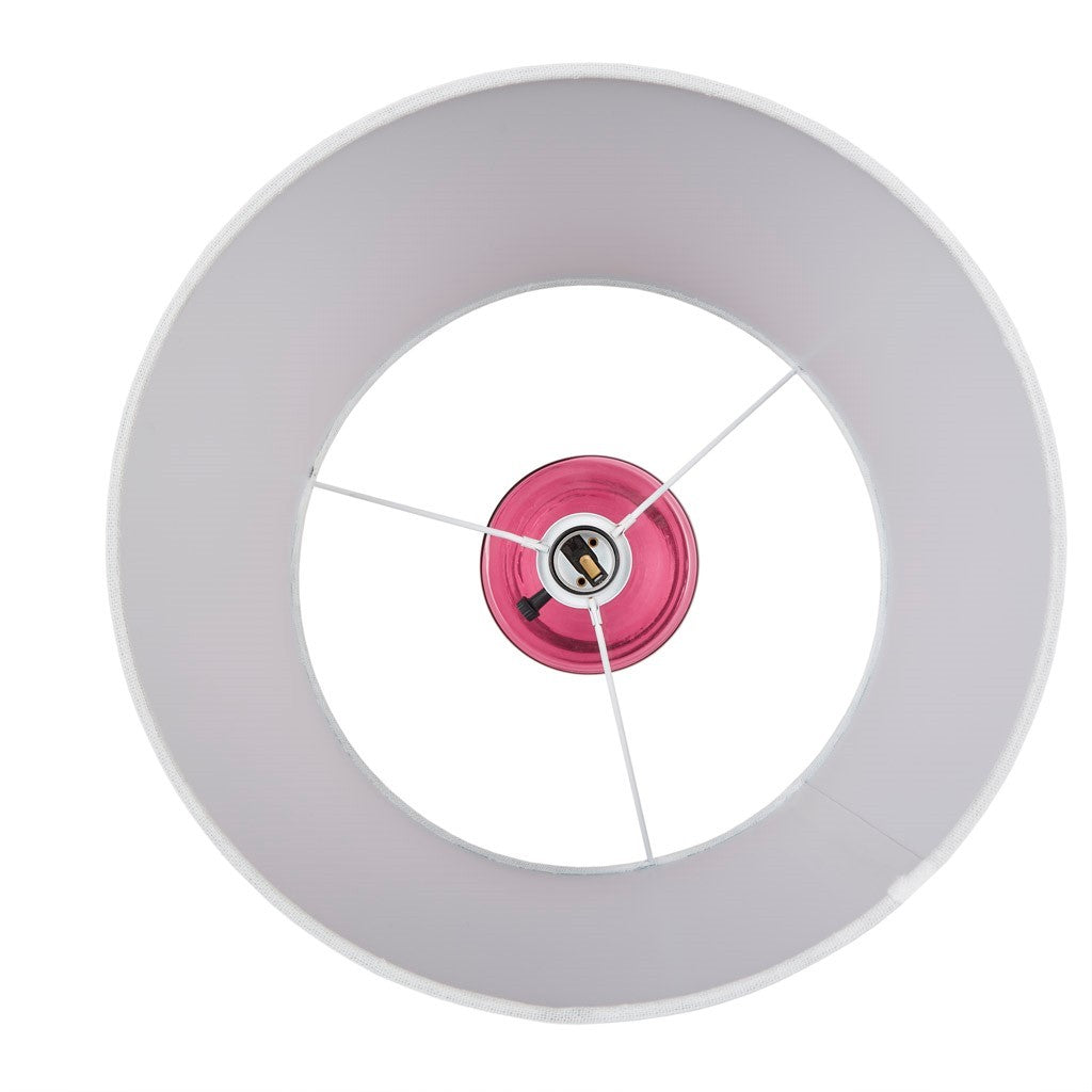 Glass Table Lamp Pink See below