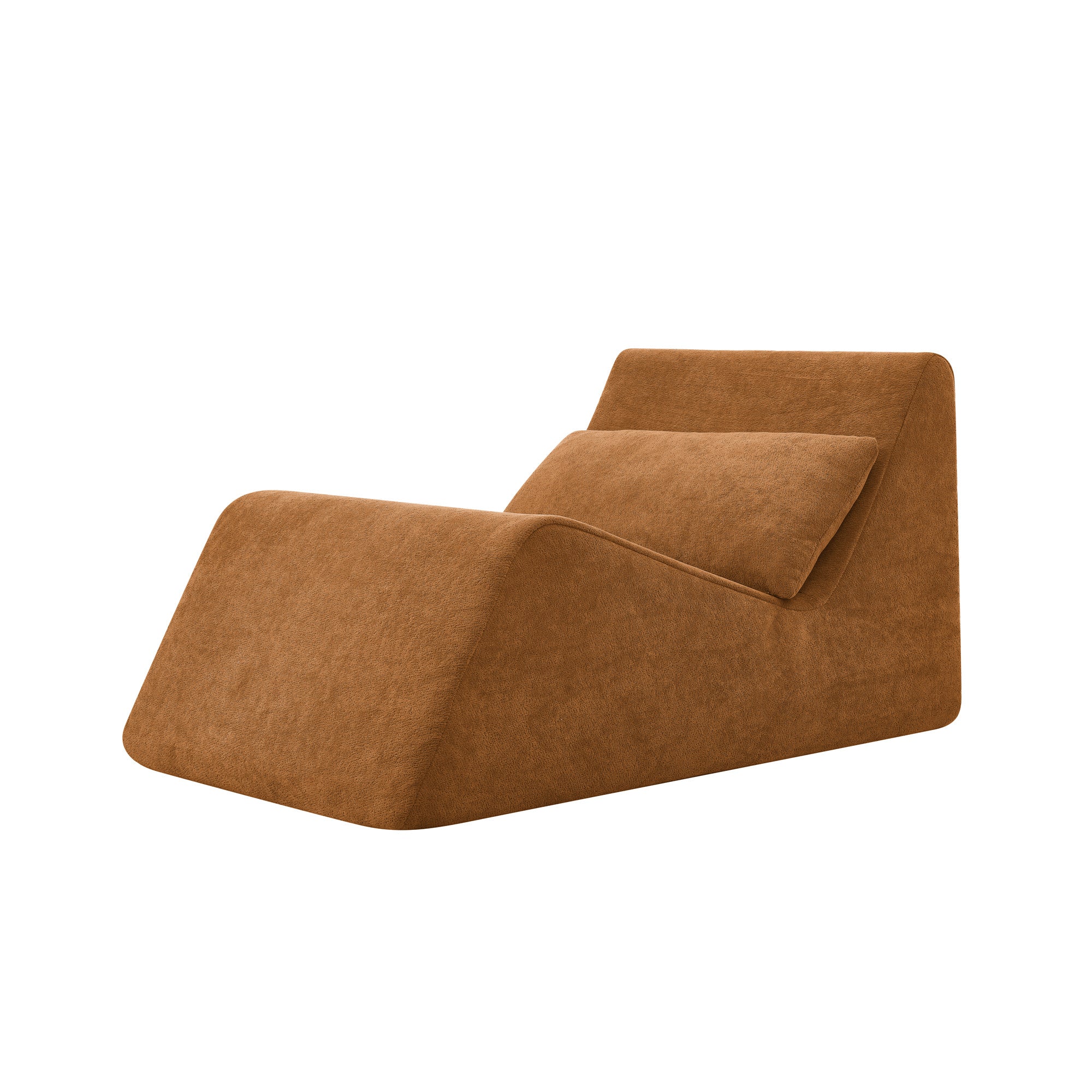 Bean Bag Chair, Lazy Floor Sofa Couch for Adults and Kids, Fireside Chair with Ergonomic Design, Memory Foam Lounge Chair for Living Room Bedroom, Office, Orange
