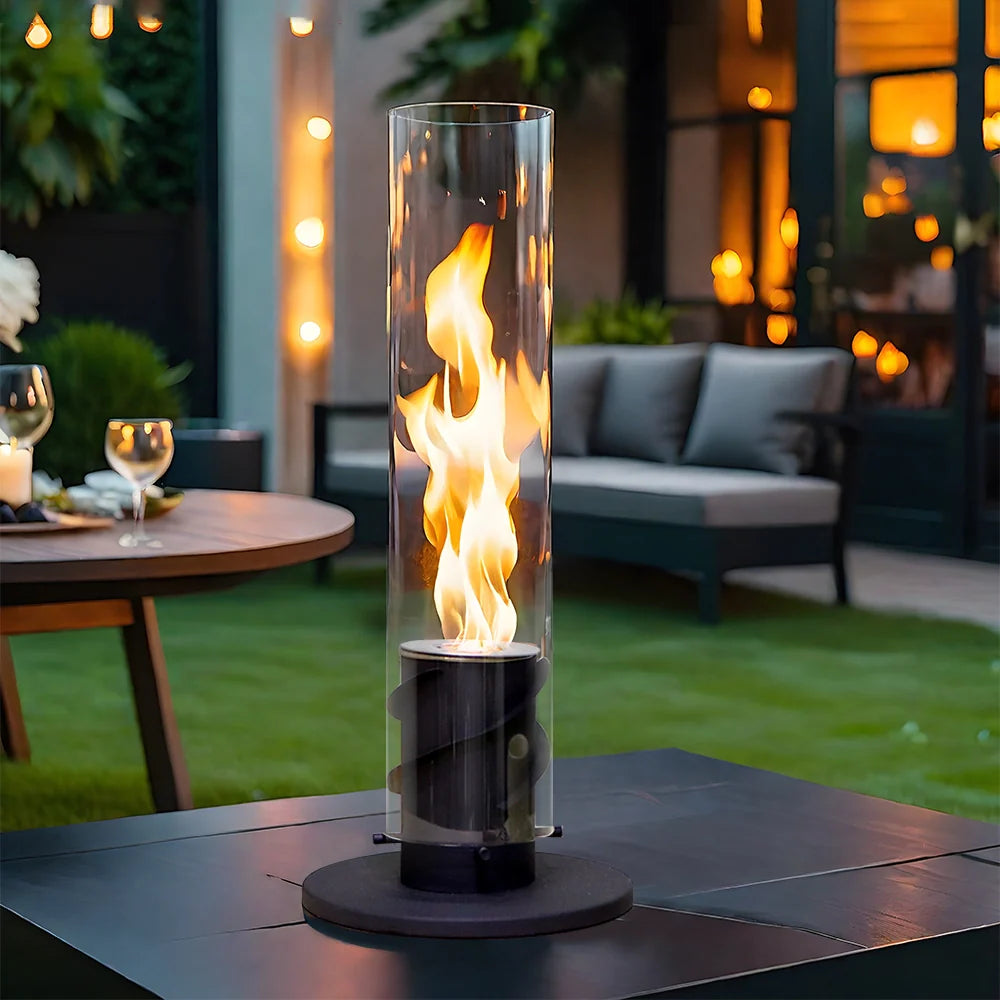17''H Clean-Burning Bio Ethanol Ventless Fireplace