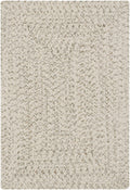 Beige Braided Faux Jute Rug
