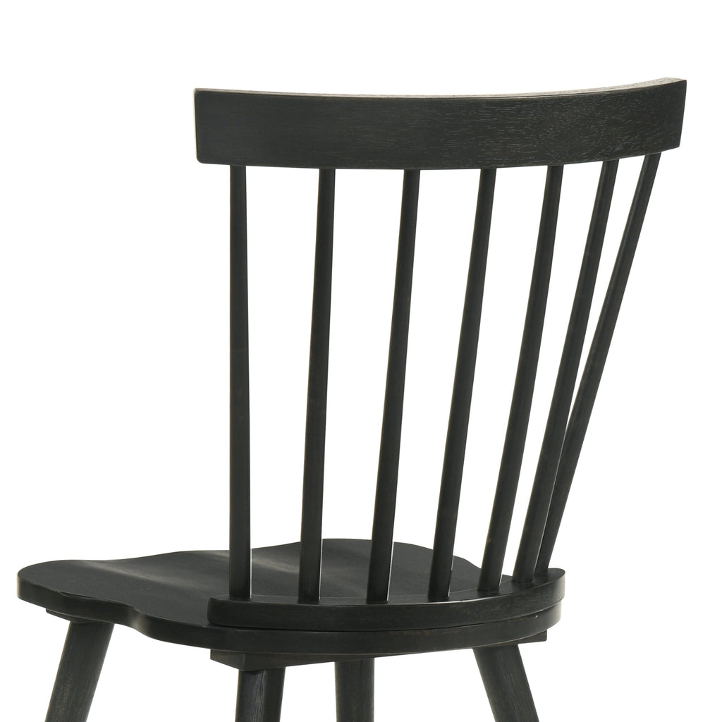 [Set of 2] Rustic Farmhouse Dining Chairs, Solid Wood Side Chairs, Easy Assembly for Kitchen & Dining Room