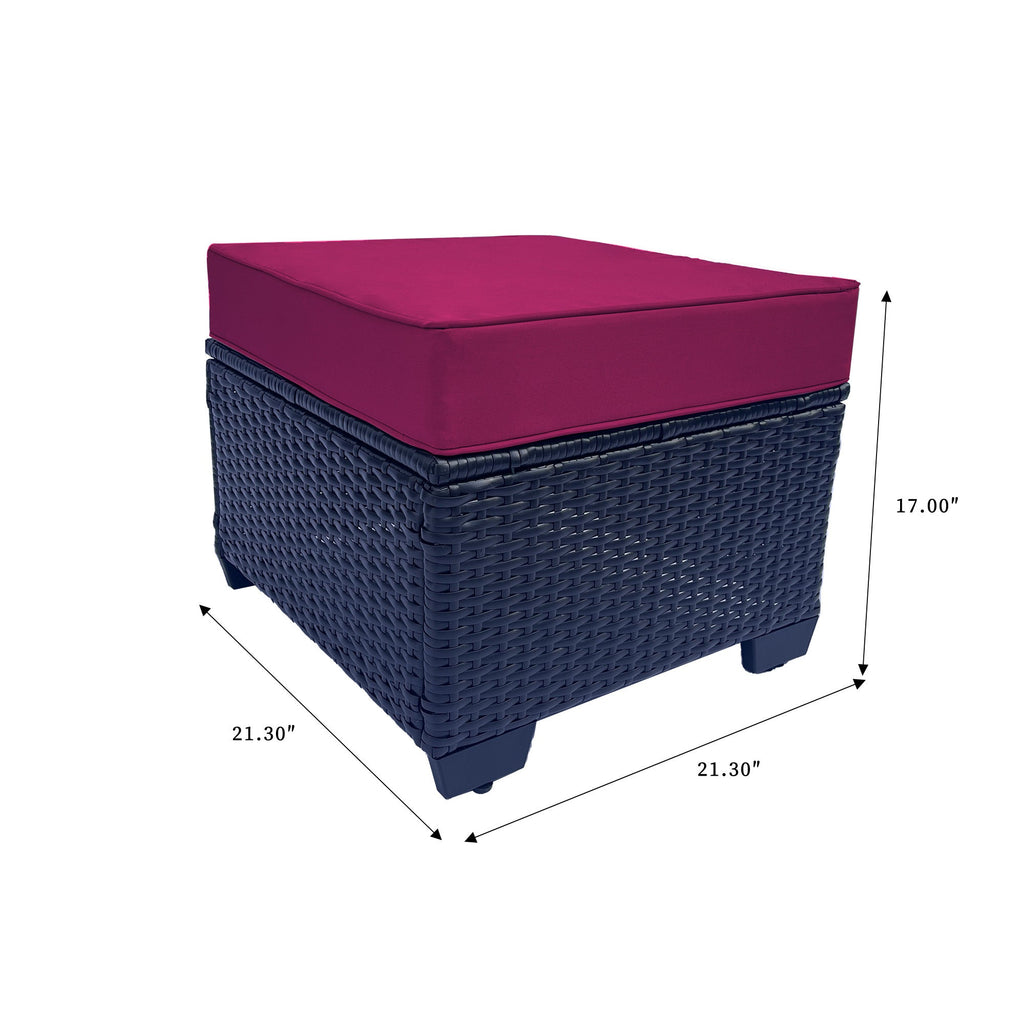 Outdoor Garden Patio Furniture 7-Piece PE Rattan Wicker Cushioned Sofa Sets  and Coffee Table, patio furniture set;outdoor couch;outdoor couch patio furniture;outdoor sofa;patio couch