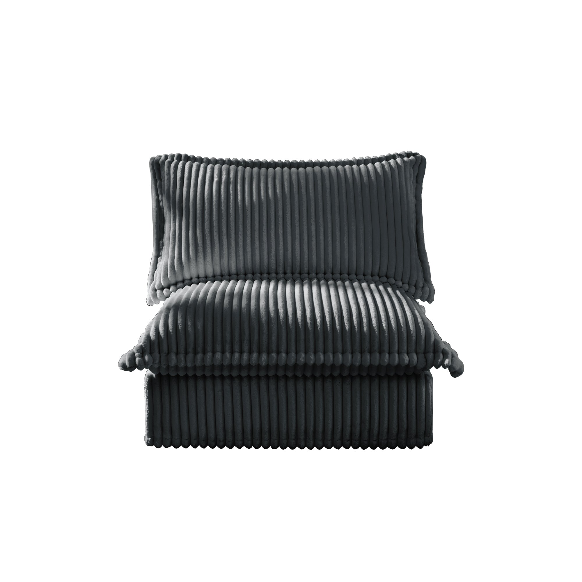 Koala Armless Sofa - Grey