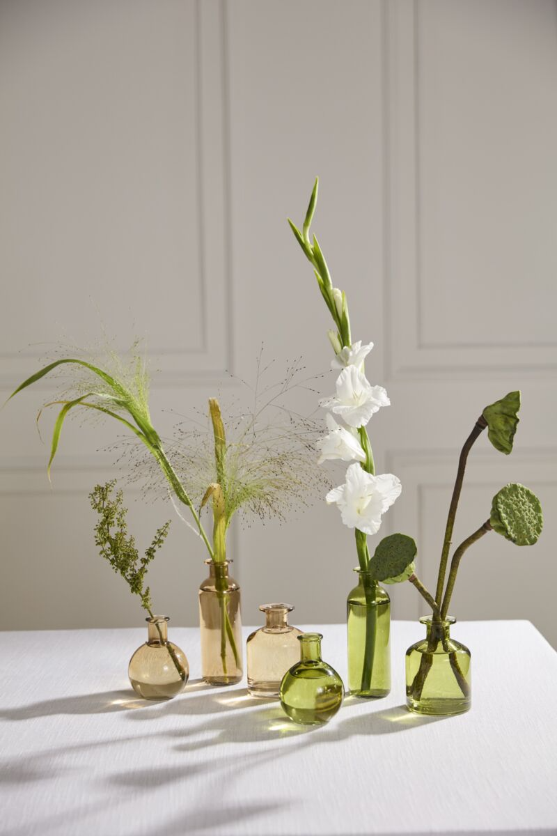 Halle Vintage Style Budvase - Set of 3
