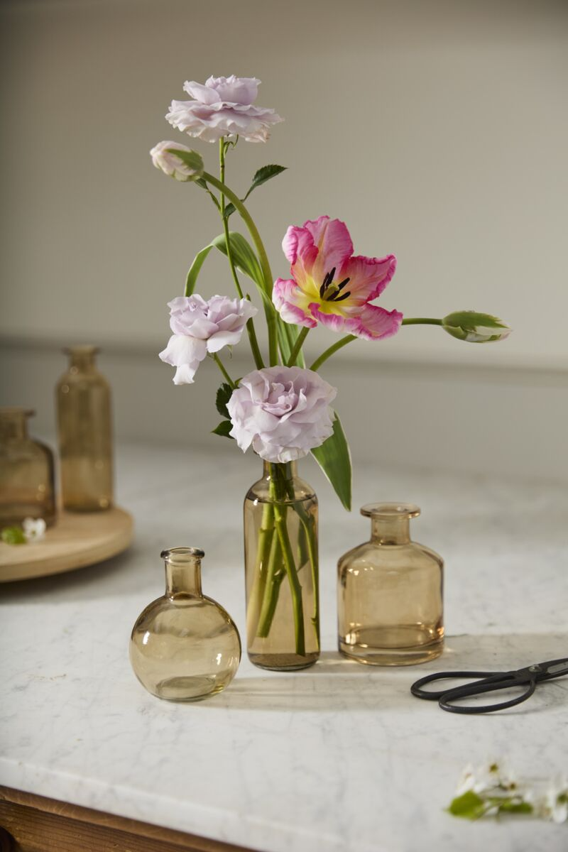 Halle Vintage Style Budvase - Set of 3
