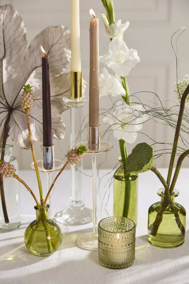 Halle Vintage Style Budvase - Set of 3