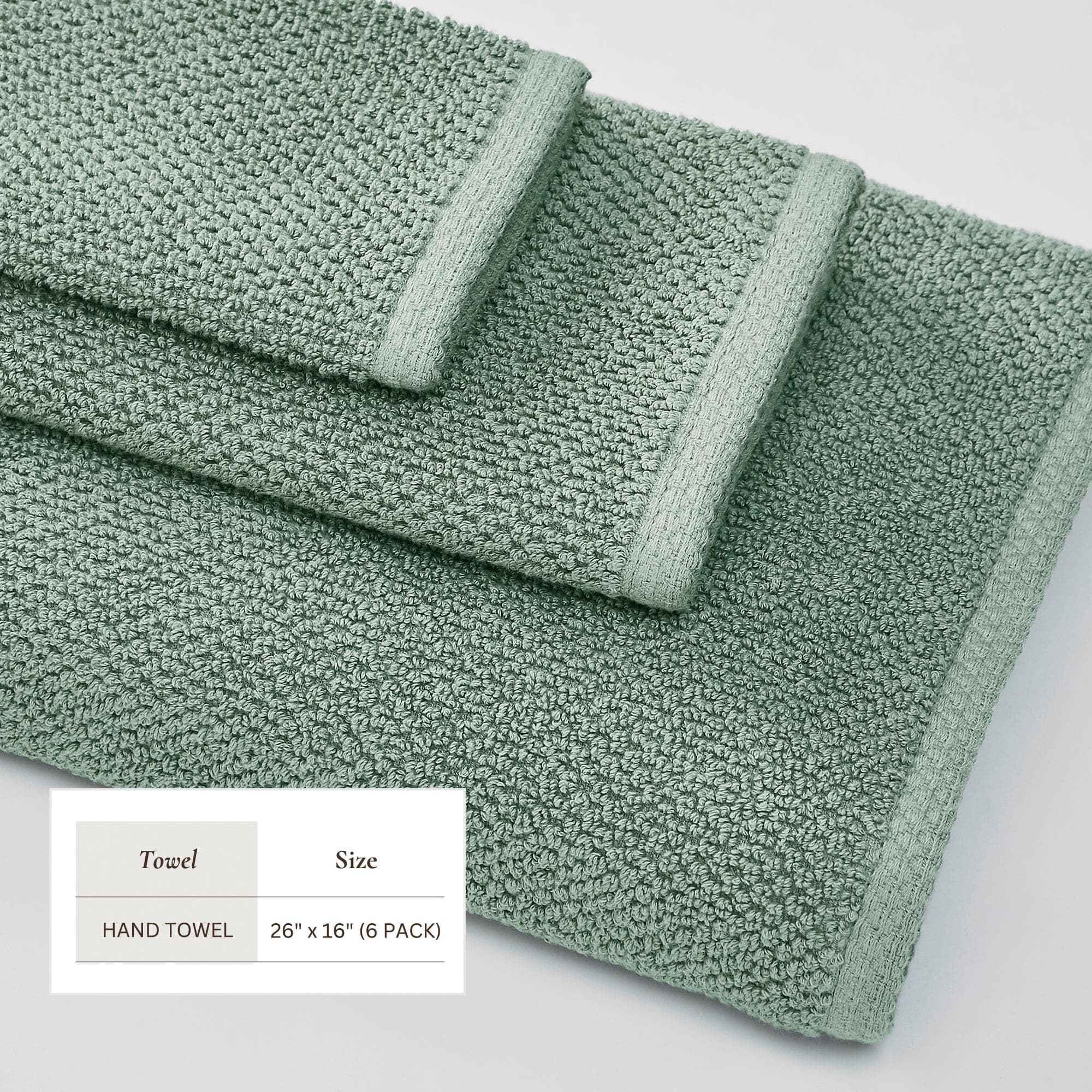 Cotton Textured Bath Towel Set - Acacia Collection