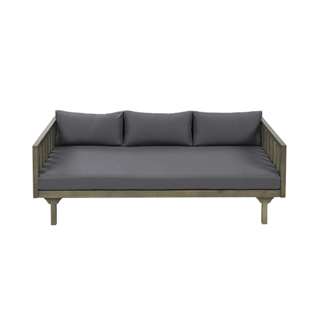 Claremont 3-Seater Acacia Wood Daybed Sofa With Water-Resistant Cushions (SAK65773)