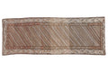 3x8.5 Vintage Distressed Hamadan Rug Runner