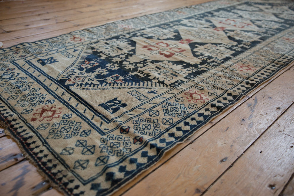 4x10.5 Vintage Distressed Karabagh Rug Runner
