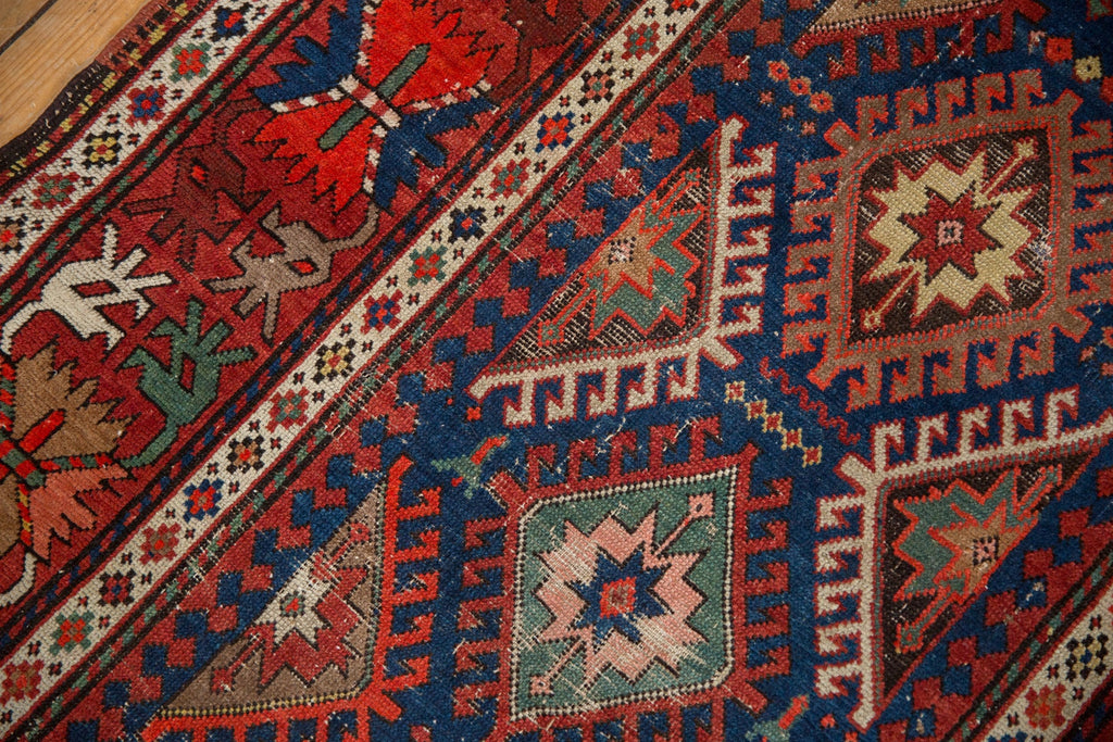 3.5x12.5 Antique Caucasian Rug Runner