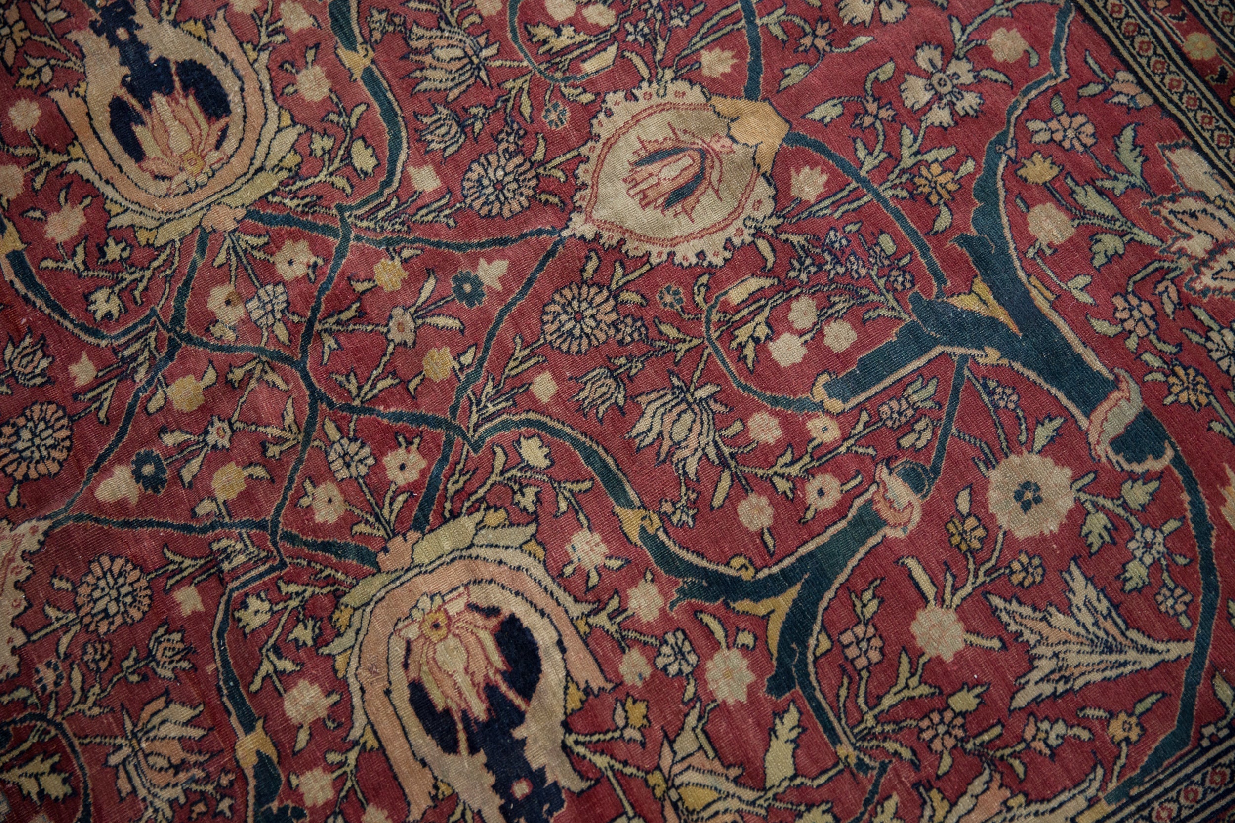 7x10.5 Antique Fine Tabriz Carpet