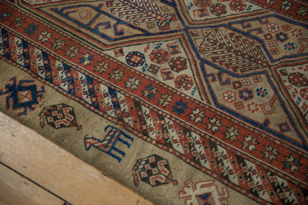 3.5x9.5 Antique Serab Rug Runner
