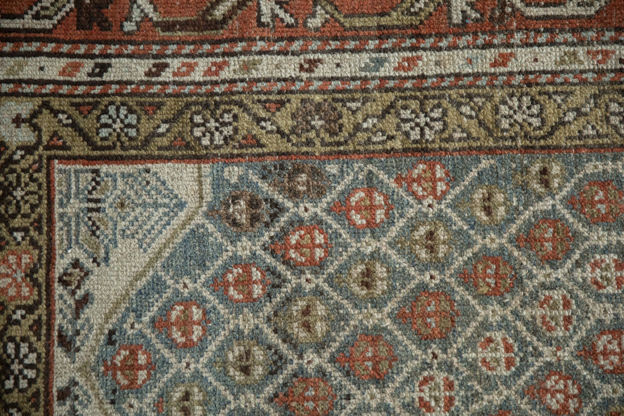 4x5 Vintage Distressed Kurd Square Rug