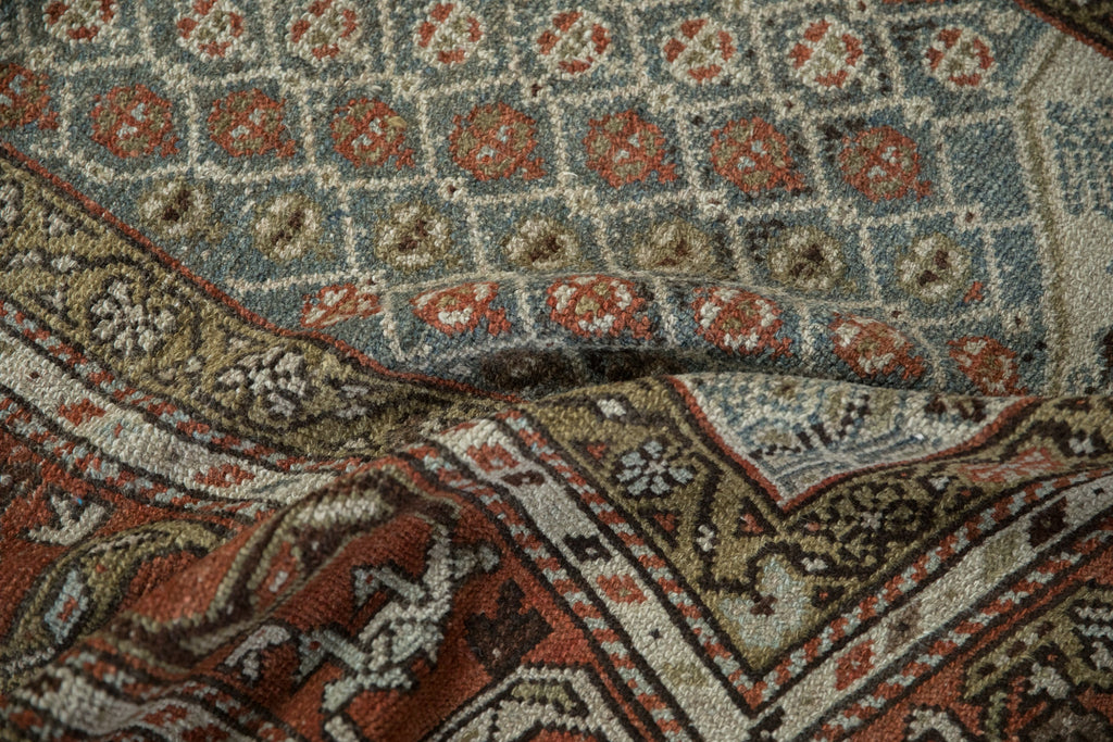 4x5 Vintage Distressed Kurd Square Rug