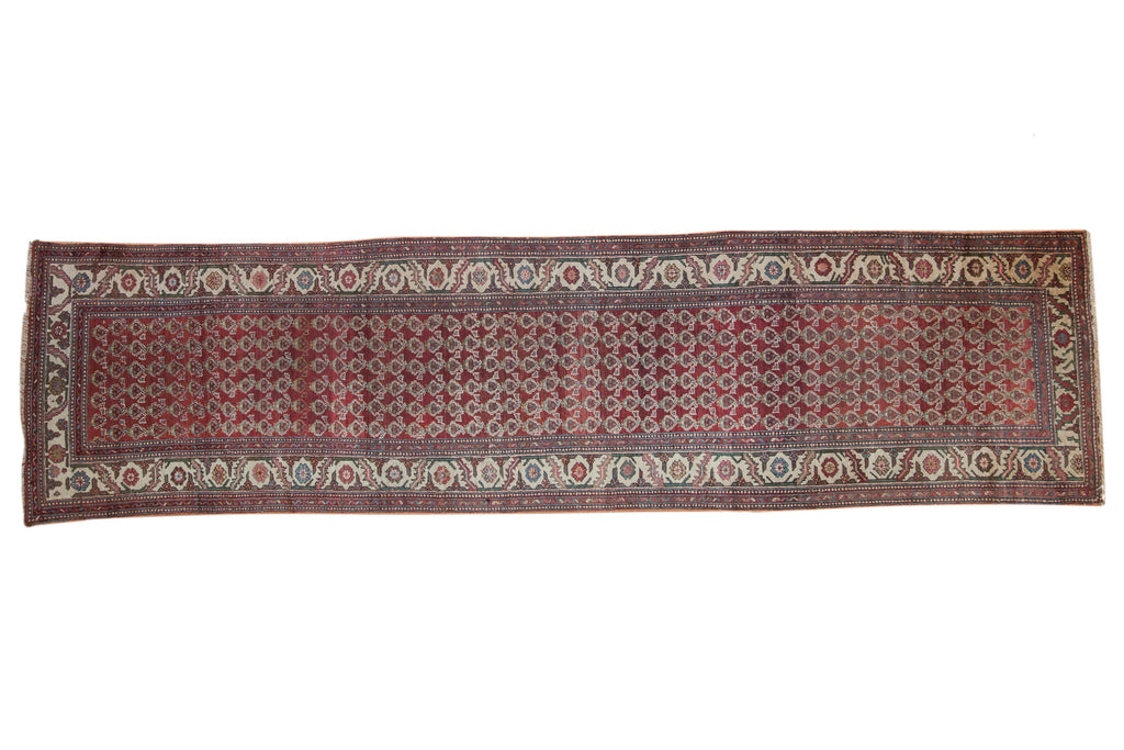 3.5x12 Vintage Hamadan Rug Runner