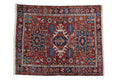 3.5x4.5 Vintage Karaja Square Rug