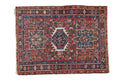 3.5x4.5 Vintage Karaja Square Rug