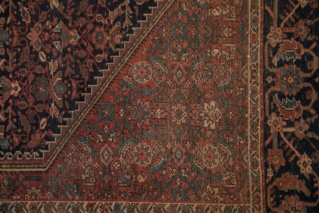 4x6.5 Antique Farahan Sarouk Rug