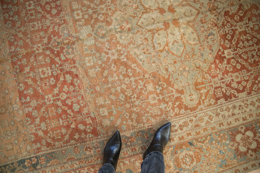 7x16.5 Vintage Fine Distressed Malayer Carpet