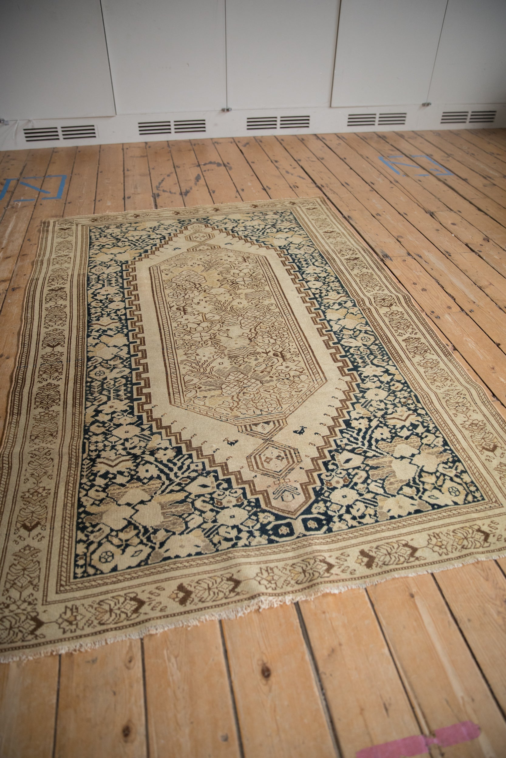 4.5x6.5 Antique Distressed Malayer Rug