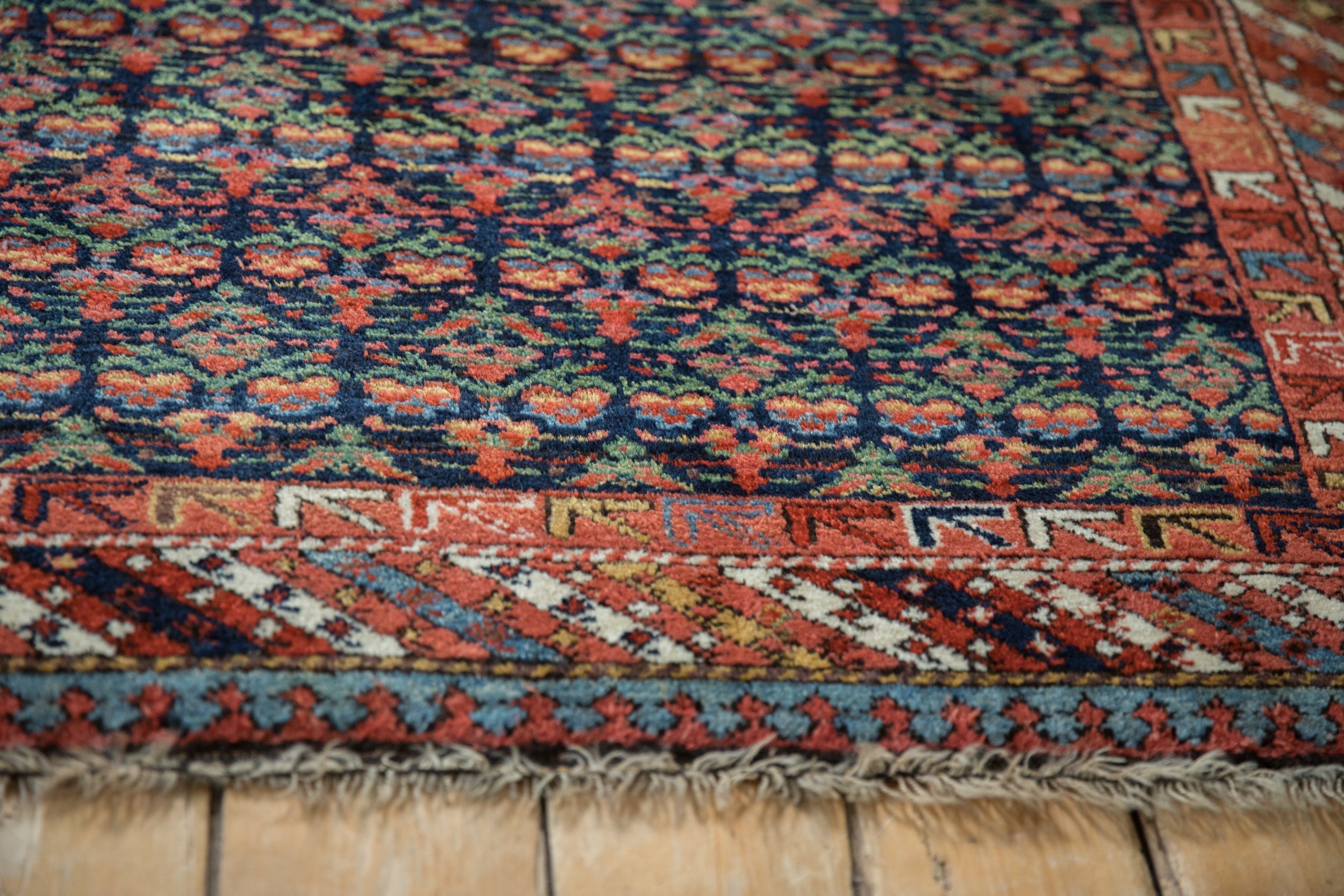 4x7 Vintage Kurdish Rug