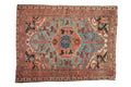 4.5x6 Vintage Heriz Rug