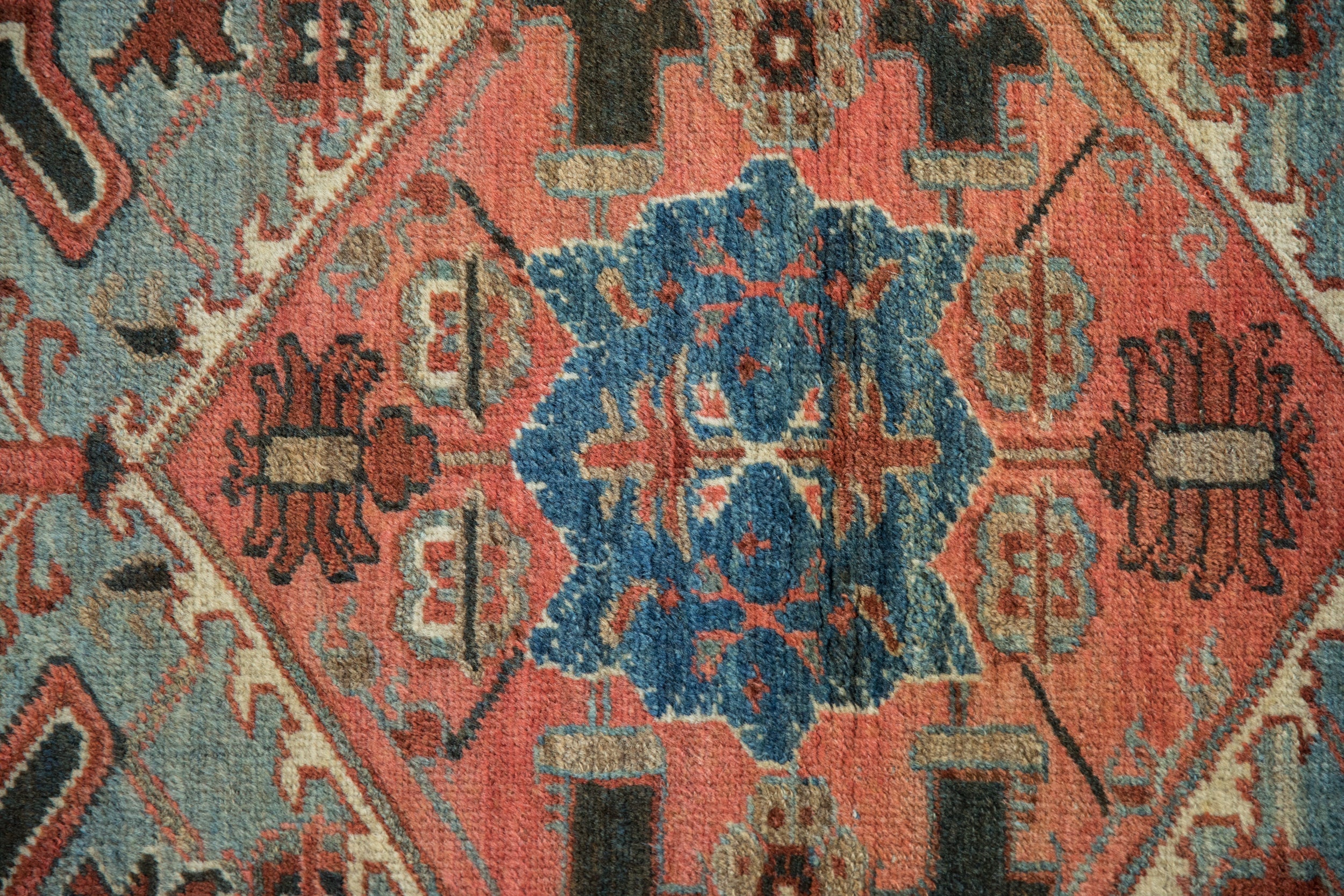 4.5x6 Vintage Heriz Rug