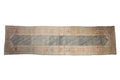 3x12.5 Vintage Distressed Malayer Rug Runner