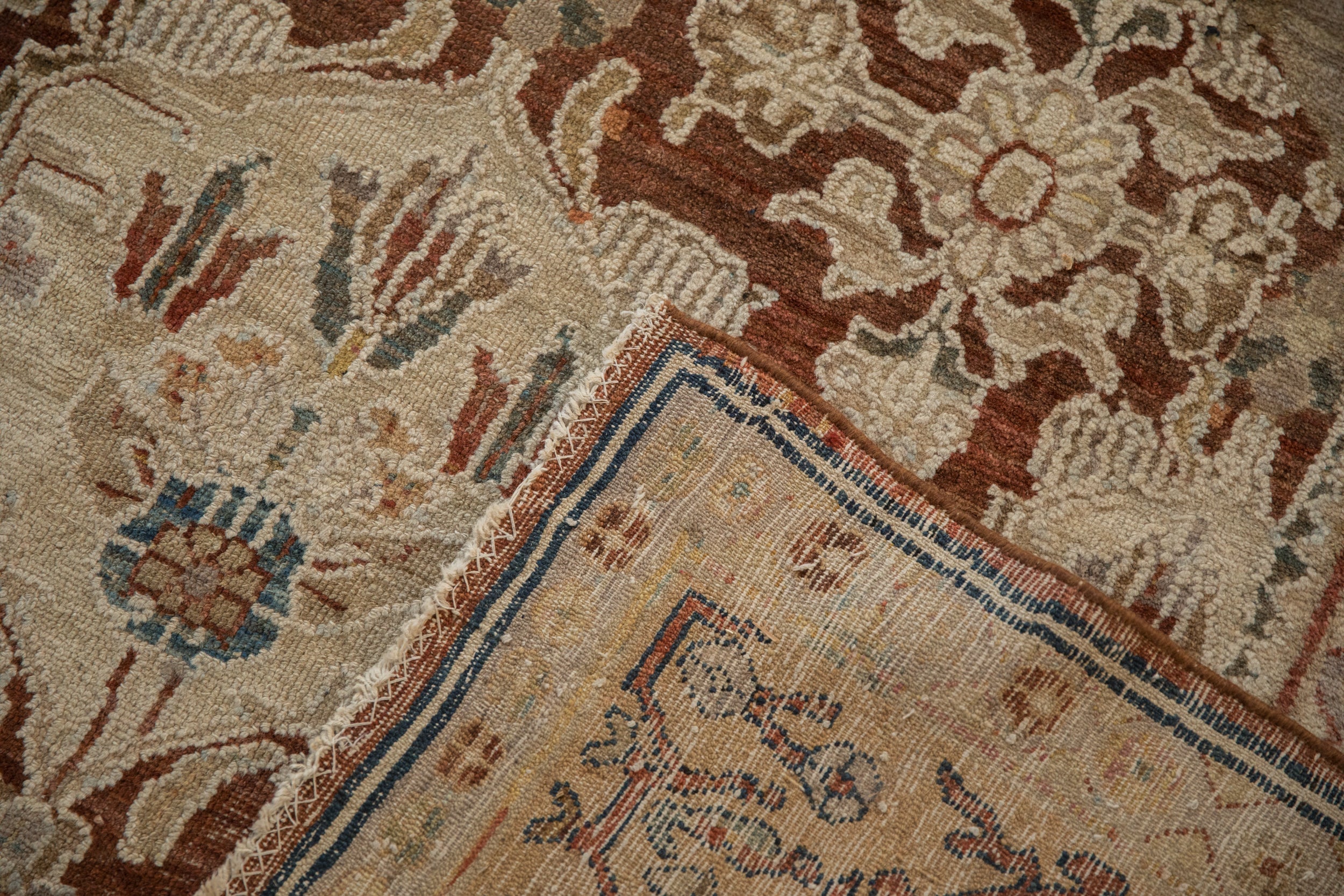 6.5x11.5 Vintage Bibikabad Carpet