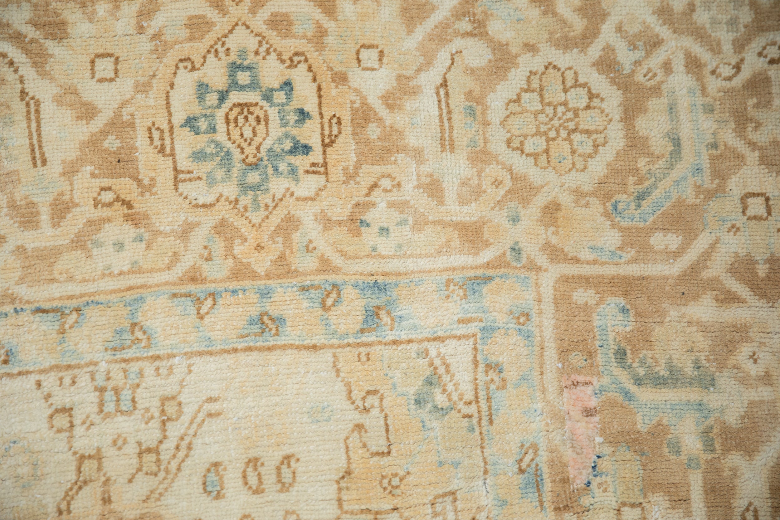 7x11 Vintage Distressed Heriz Carpet