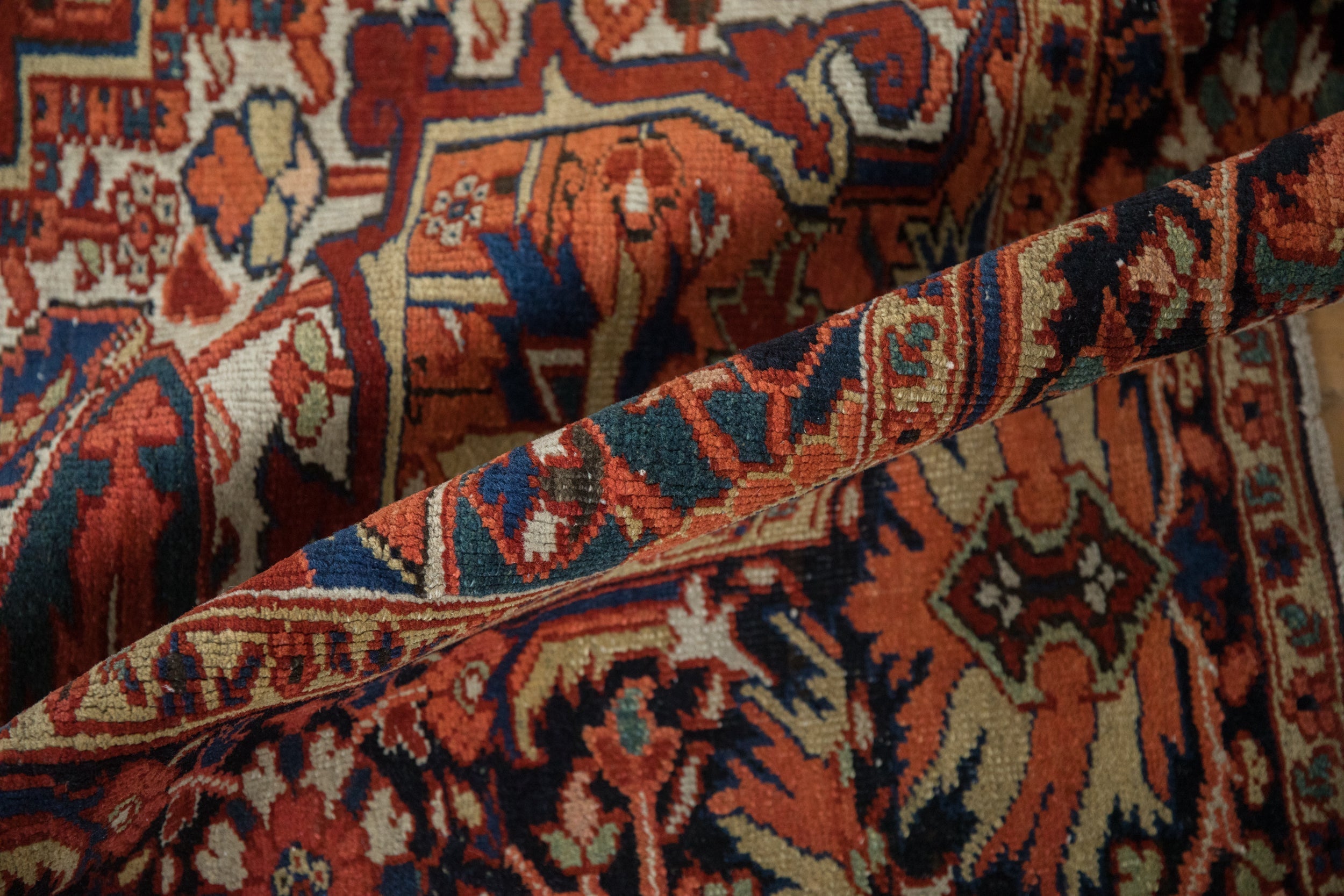 8x11.5 Vintage Heriz Carpet