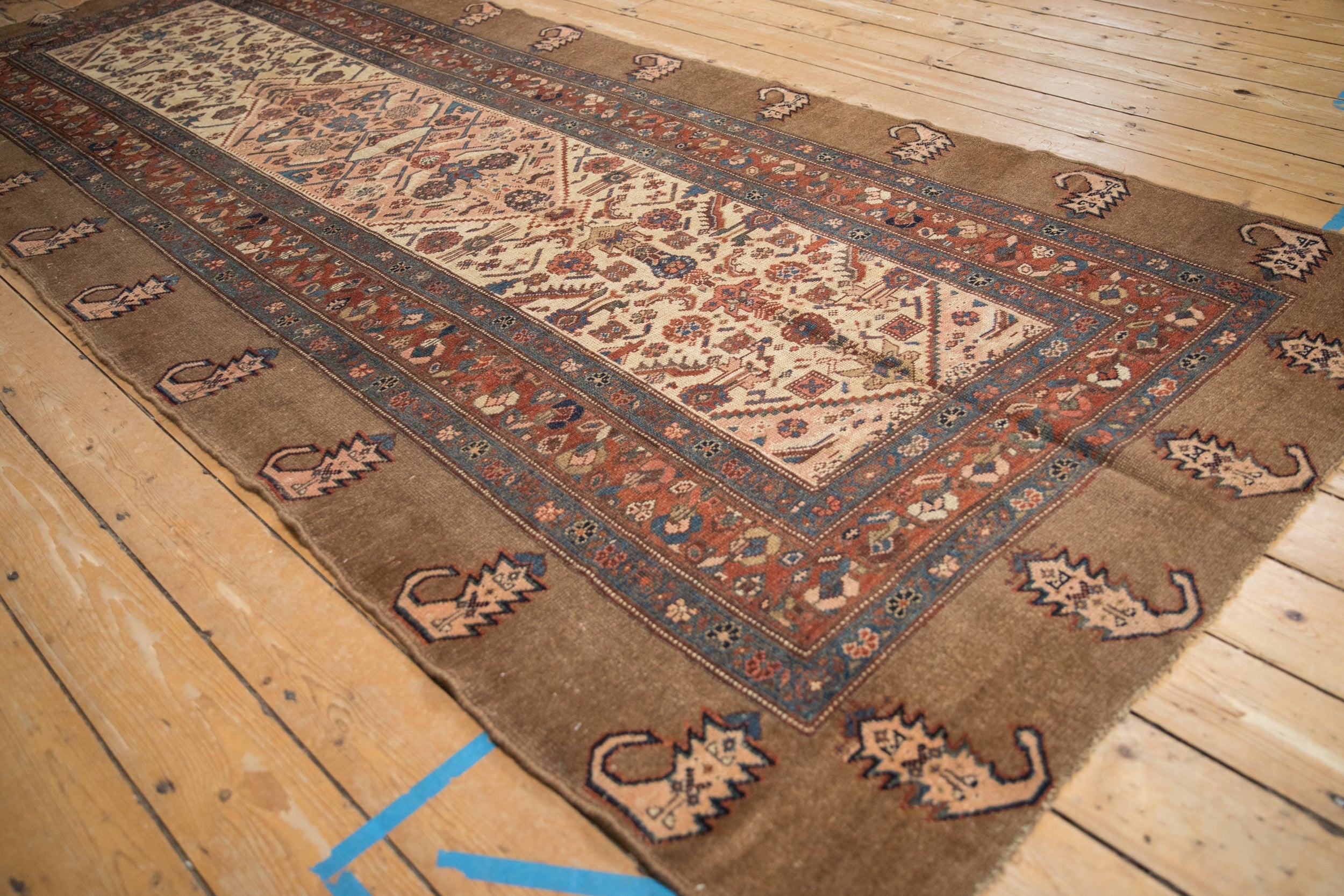 4.5x12 Antique Serab Rug Runner