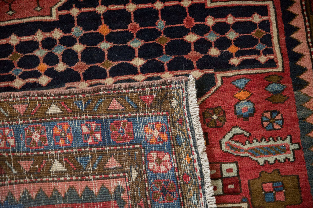 3.5x12.5 Vintage Baktiari Rug Runner