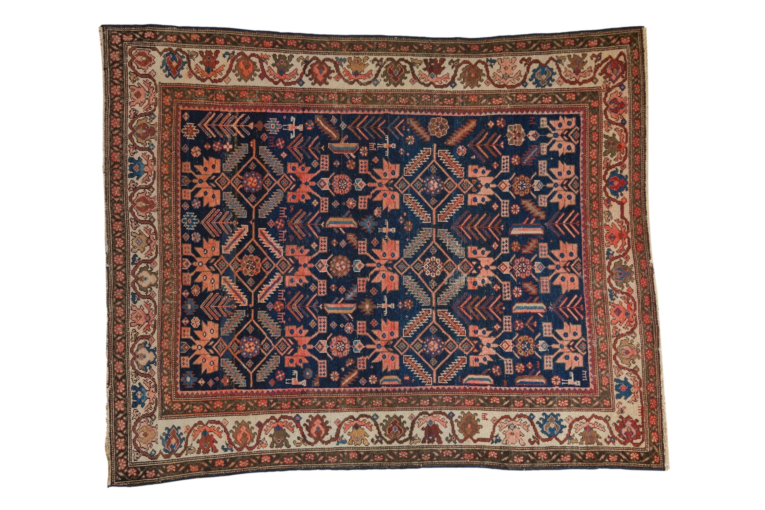 5x6 Antique Malayer Square Rug